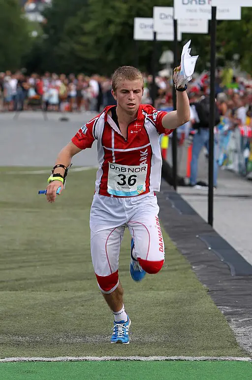 picture of a person orienteering 