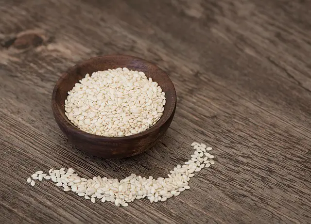picture of sesame seeds which is full of minerals 