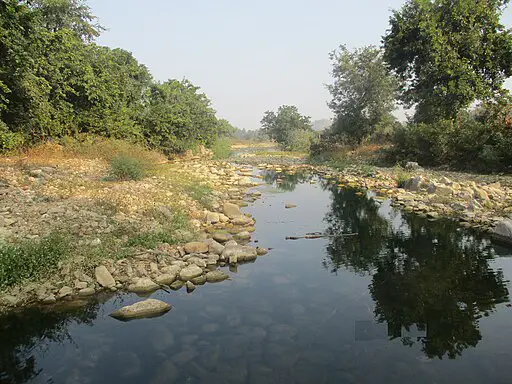 picture of Bhuri river a tributary of Wakal River in Kotra tehsil udaipur district, Rajasthan