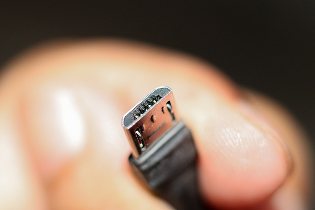 picture of a micro-usb cable 