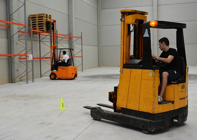 picture of a person with the ability to drive a forklift 