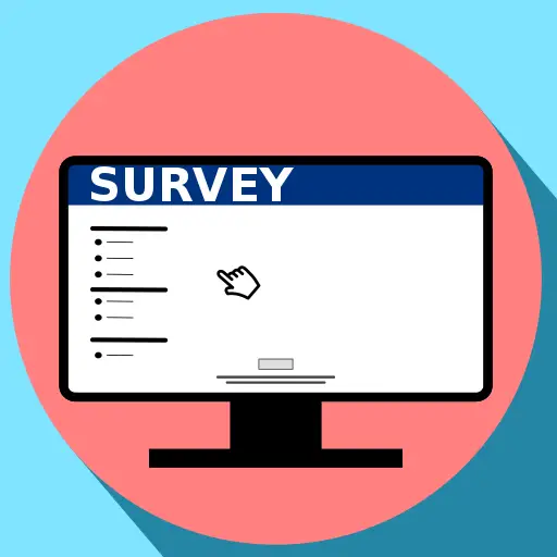 picture showing a survey on a computer screen