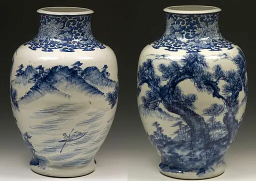 picture of porcelain vases 